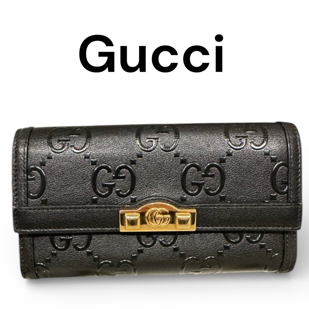 Gucci Marmont NWOT Large GG Wallet complete set